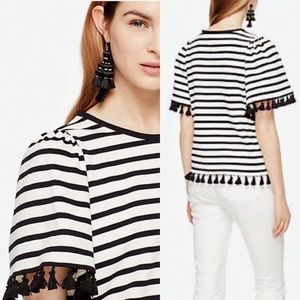 Kate Spade Flutter Sleeve Top